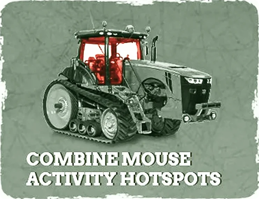 Combine mouse activity hotspots